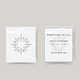 Temporary tattoo sun radiant